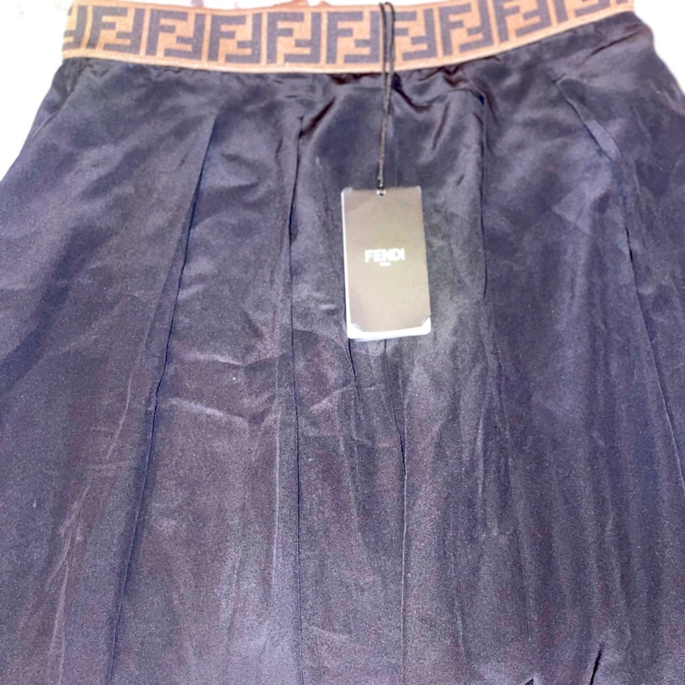 Silk Fendi skirt